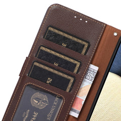 KHAZNEH Estuche para teléfono RFID de cuero ...