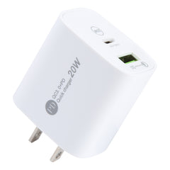 Cargador USB PD 20W USB-C/Tipo-C+QC 3.0