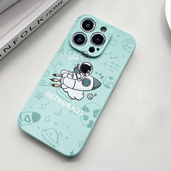 Estuche para teléfono con lado recto de sili...
