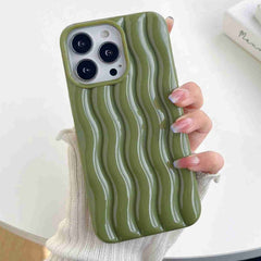 Estuche para teléfono con textura de onda de...