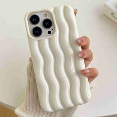 Estuche para teléfono con textura de onda de...