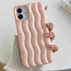 Estuche para teléfono con textura de onda de...