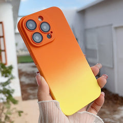 Estuche para teléfono degradado con sensació...
