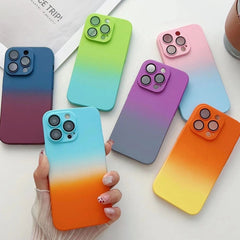 Estuche para teléfono degradado con sensació...