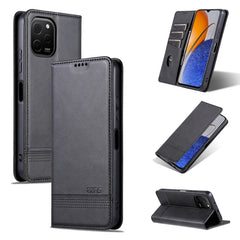 AZNS Funda de cuero con tapa magnética con t...