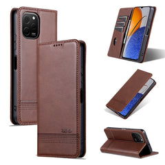 AZNS Funda de cuero con tapa magnética con t...