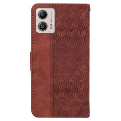 Estuche para teléfono de cuero con relieve g...