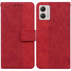 Estuche para teléfono de cuero con relieve g...