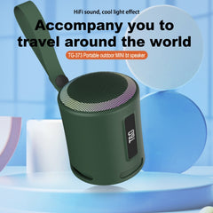 Altavoz Bluetooth portátil con luz LED T&G TG373