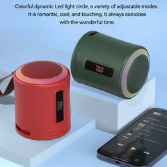 Altavoz Bluetooth portátil con luz LED T&G TG373