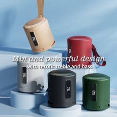 Altavoz Bluetooth portátil con luz LED T&G TG373