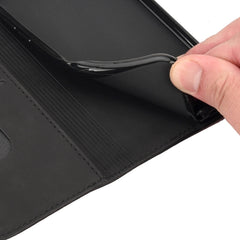 Estuche para teléfono de cuero con empalme d...
