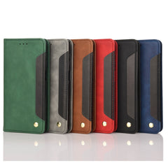 Estuche para teléfono de cuero con empalme d...