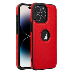 Estuche para teléfono con costuras de textur...