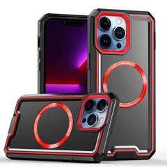 Armor Two-color MagSafe Magnético TPU + PC P...