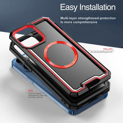 Armor Two-color MagSafe Magnético TPU + PC P...