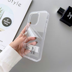 Estuche para teléfono con soporte transparen...