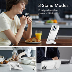 Estuche para teléfono con soporte transparen...