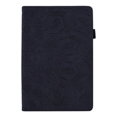 Estuche para tableta de cuero con tapa en re...