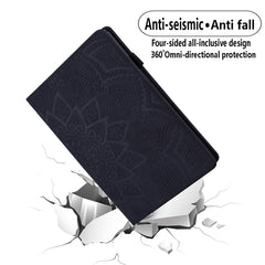 Estuche para tableta de cuero con tapa en re...