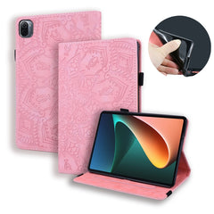 Estuche para tableta de cuero con tapa en re...