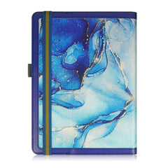 Estuche para tableta de cuero con costuras d...
