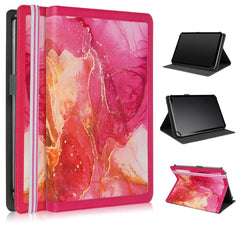 Estuche para tableta de cuero con costuras d...