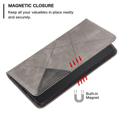 Estuche para teléfono de cuero magnético inv...