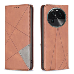 Estuche para teléfono de cuero magnético inv...