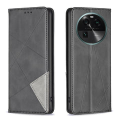 Estuche para teléfono de cuero magnético inv...