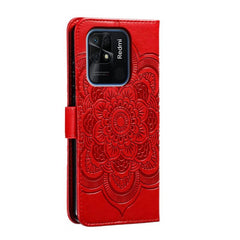 Estuche de cuero para teléfono con patrón de...