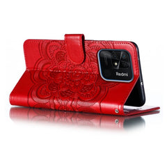 Estuche de cuero para teléfono con patrón de...