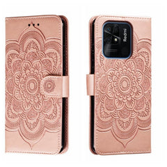 Estuche de cuero para teléfono con patrón de...