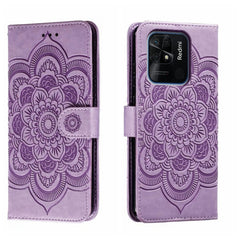 Estuche de cuero para teléfono con patrón de...