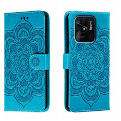 Estuche de cuero para teléfono con patrón de...