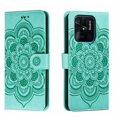Estuche de cuero para teléfono con patrón de...