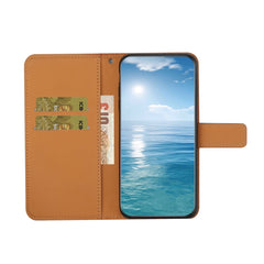 Estuche para teléfono de cuero con patrón en...