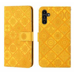 Estuche para teléfono de cuero con patrón en...