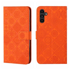 Estuche para teléfono de cuero con patrón en...
