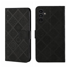 Estuche para teléfono de cuero con patrón en...