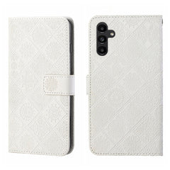 Estuche para teléfono de cuero con patrón en...