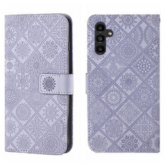 Estuche para teléfono de cuero con patrón en...