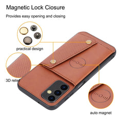 Estuche magnético para teléfono con doble he...