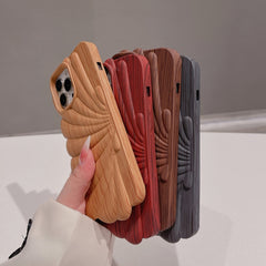 Caja del teléfono de TPU con forma de concha...