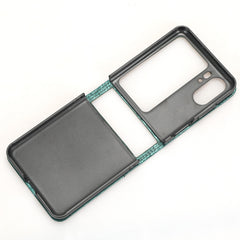 Estuche para teléfono de cuero con textura d...