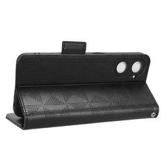 Estuche para teléfono de cuero con triángulo...