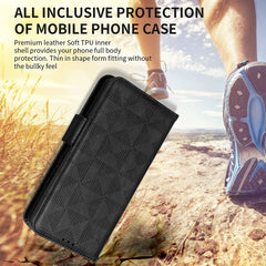 Estuche para teléfono de cuero con triángulo...