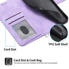Estuche para teléfono de cuero tipo billeter...
