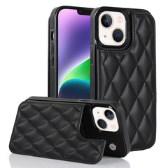 Estuche para teléfono de cuero PU rómbico co...