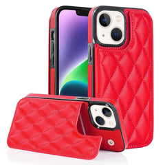 Estuche para teléfono de cuero PU rómbico co...